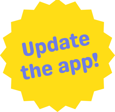 Update our Kids learning app to get brand new content!