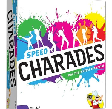 Speed Charades Party Game - Charades Board Game - Includes 1400 Charades - Perfect for Groups