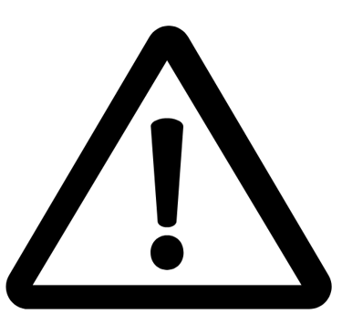 A danger icon that represents the restaurant owners marketing dilemma.