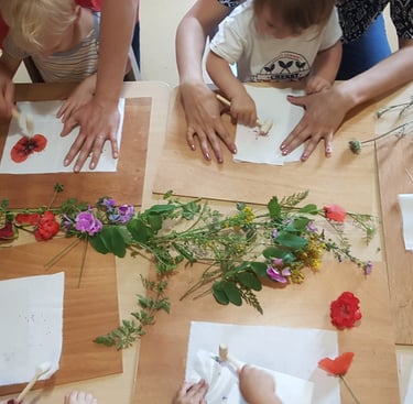 ateliers de création nature, de biodiversité et de recyclage