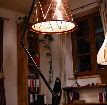 metalwork lamp design