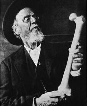 a man with a large bone - like bone - like body and a long beard