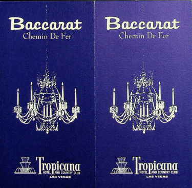 Tropicana gaming guide Baccarat