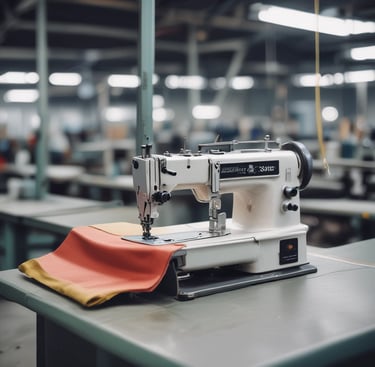 Industrial Walking Foot Sewing Machine