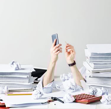 débordé, surcharger, délégué