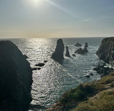 Aiguilles de Port Coton Belle-Île falaises atlantique