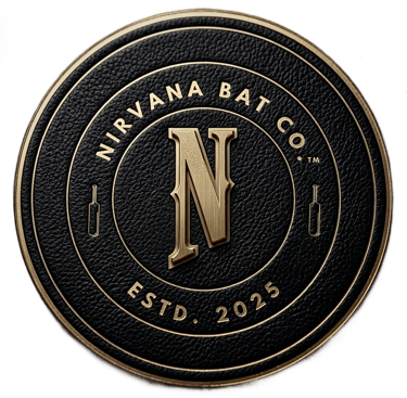 Hand-finished Nirvana cricket bat crafted in the Surat atelier.