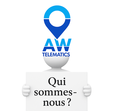a person holding a sign that says Qui sommes-nous?