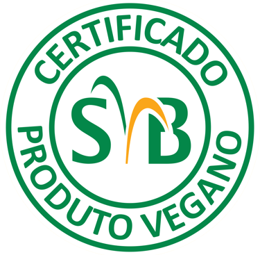 selo de certificado produto vegano - svb