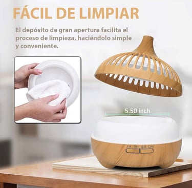 humifidicador ultrasonico facil limpieza