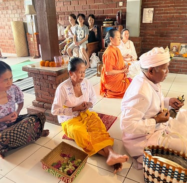 Ritueel inwijding Bali Ashram IVS