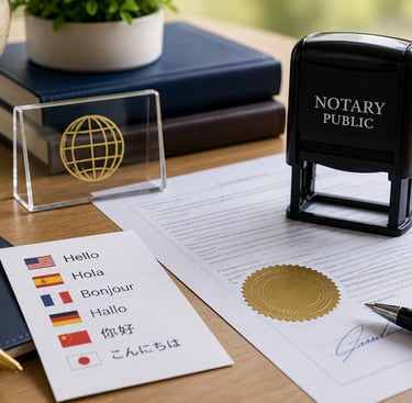 Notary public services sandy utah