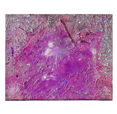 Layered Abstract Painting for a Girl's Room - Custom Request - Art by Frankie