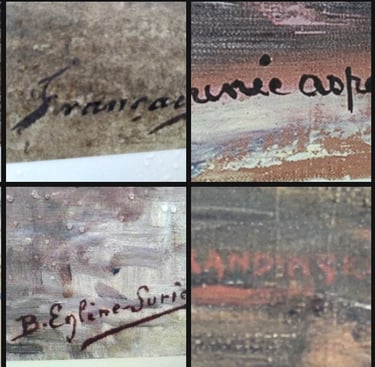 signatures famous artists painters
