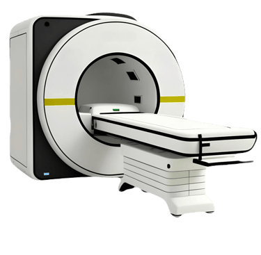 a mri scanner with a large mri machine