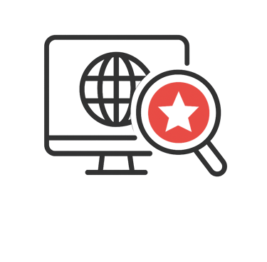 a magnifying image of a computer screen with a magnifying magni