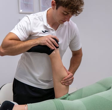 técnica masaje pantorrilla