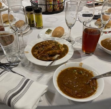 NOSC - Gumbo and Barbecue Shrimp & Grits