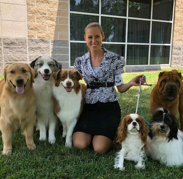 Alyssa and her best in breed dogs