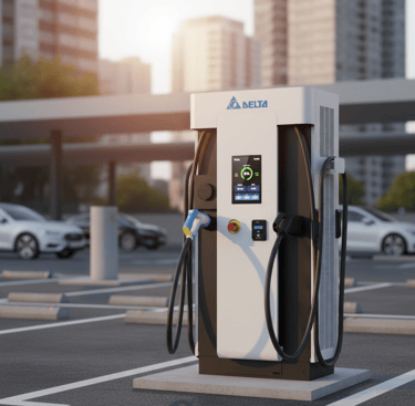 Install Delta DC Fast Charger Qatar