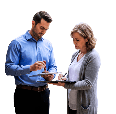 Man doing Near me Mobile Notary