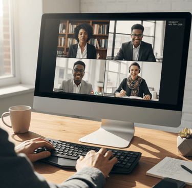 Online classes with students from all around the world