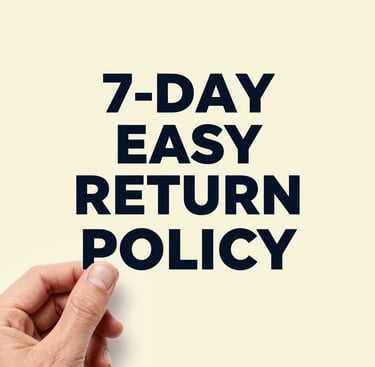 Easy 7-day return policy for Jaipuri bedsheets and home textiles - RGL Textile