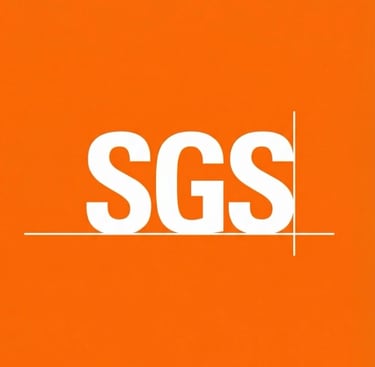 Official SGS inspection and verification company logo