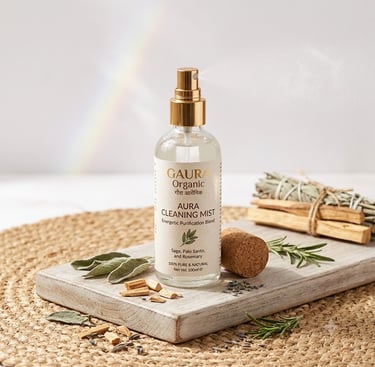 aura cleaning mist gaura organic product