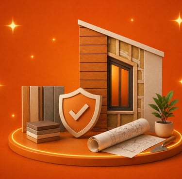Travaux de façade sécurisés et matériaux de qualité