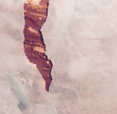 A close-up photo of some art material.