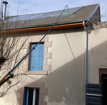 Nettoyage panneaux solaires à Fursac en CREUSE 23