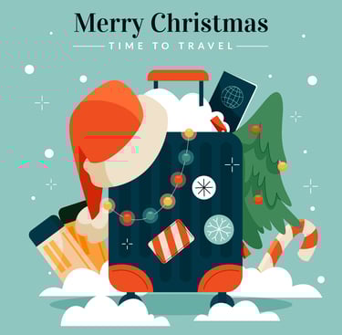 Santa says "secure the bag" and all your other belongings this holiday.