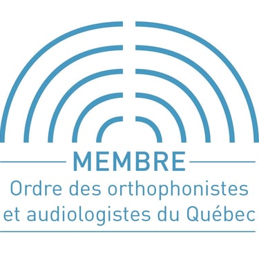 Ordre des orthophonistes et audiologistes du Québec (OOAQ) member logo.