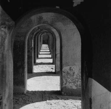 "Folkestone Seaside No. 4" Analogue fine art photograph shot on Ilford HP5 film. UK. 