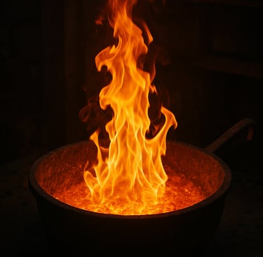 Ezekiel's boiling pot