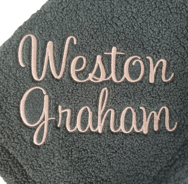 Embroidered towel, Embroidered bath towel, monogram towel, custom embroidery