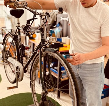 RADiologie Altenburg: Fahrrad-Reparatur