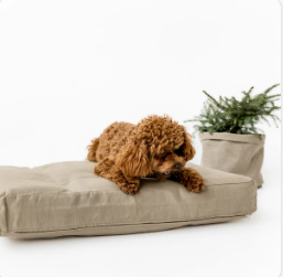 HempOrganicLife organic hemp linen pet mat — non-toxic non-dyed linen cover with organic hemp fiber 