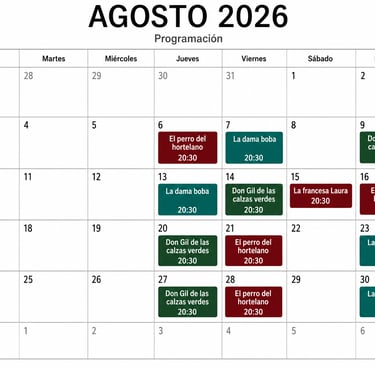 PROGRAMACIÓN TEATRO ALMAGRO CORRAL DE COMEDIAS