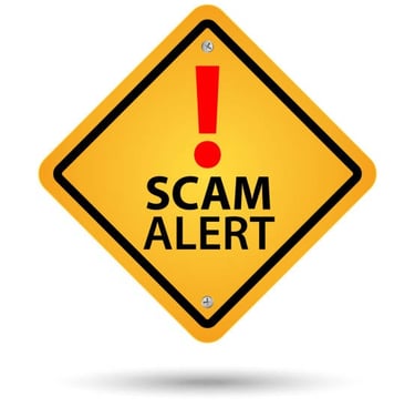 Scam Alert Clip Art