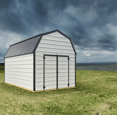 Metal Lofted Storage Shed available in Texarkana Arkansas at Caney Creek Sheds