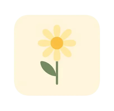 daisy icon for decoration