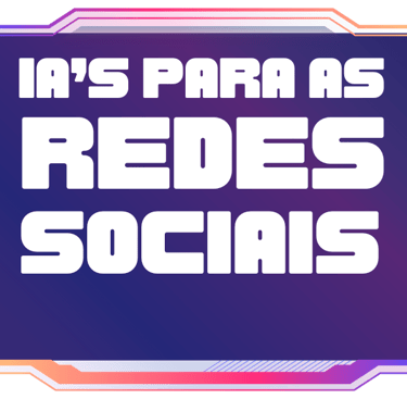 Imagem com título do treinamento IAs para redes sociais.