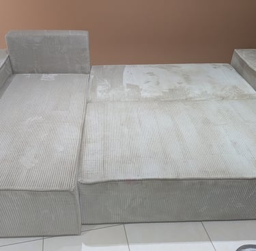 Photo Après Nettoyage Canapé Velours Côtelé