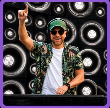 DJ Funkomatic - Ibiza house music DJ for weddings and events in the Midlands