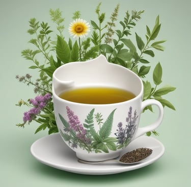 tisanes mono plantes ou synergie, élevées en permaculture ou cueillies à l'état sauvage