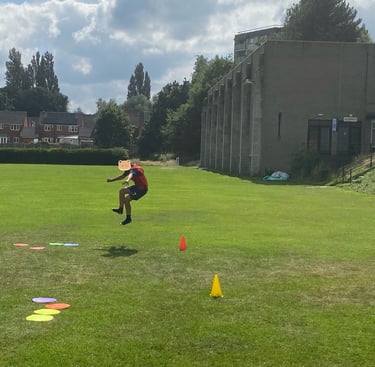 Sandwell Free Kids HAF Camp long jump