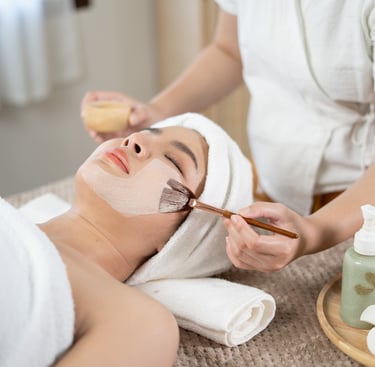 Glowing skin results after HydraFacial at Macro Spa Medavakkam