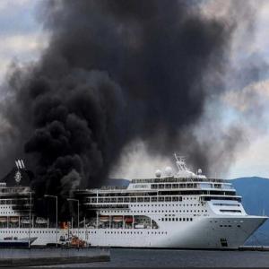 Fire Emergency On a Cruise Ship!